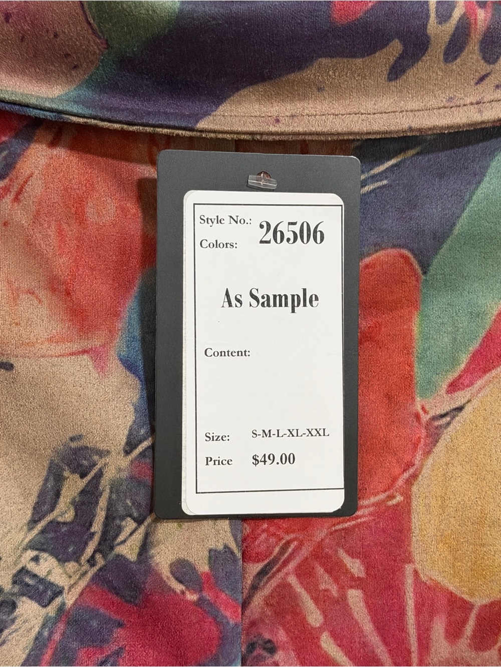NWT Radzoli Multicolor Abstract Print Button-Front Jacket - Picture 10 of 10